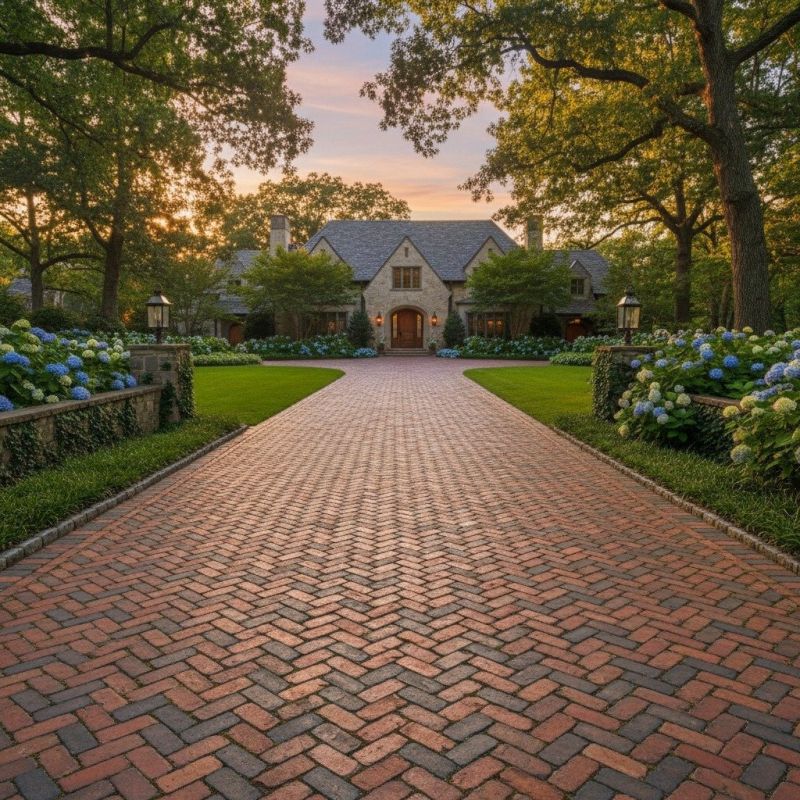 Brick Driveway Installation detail
